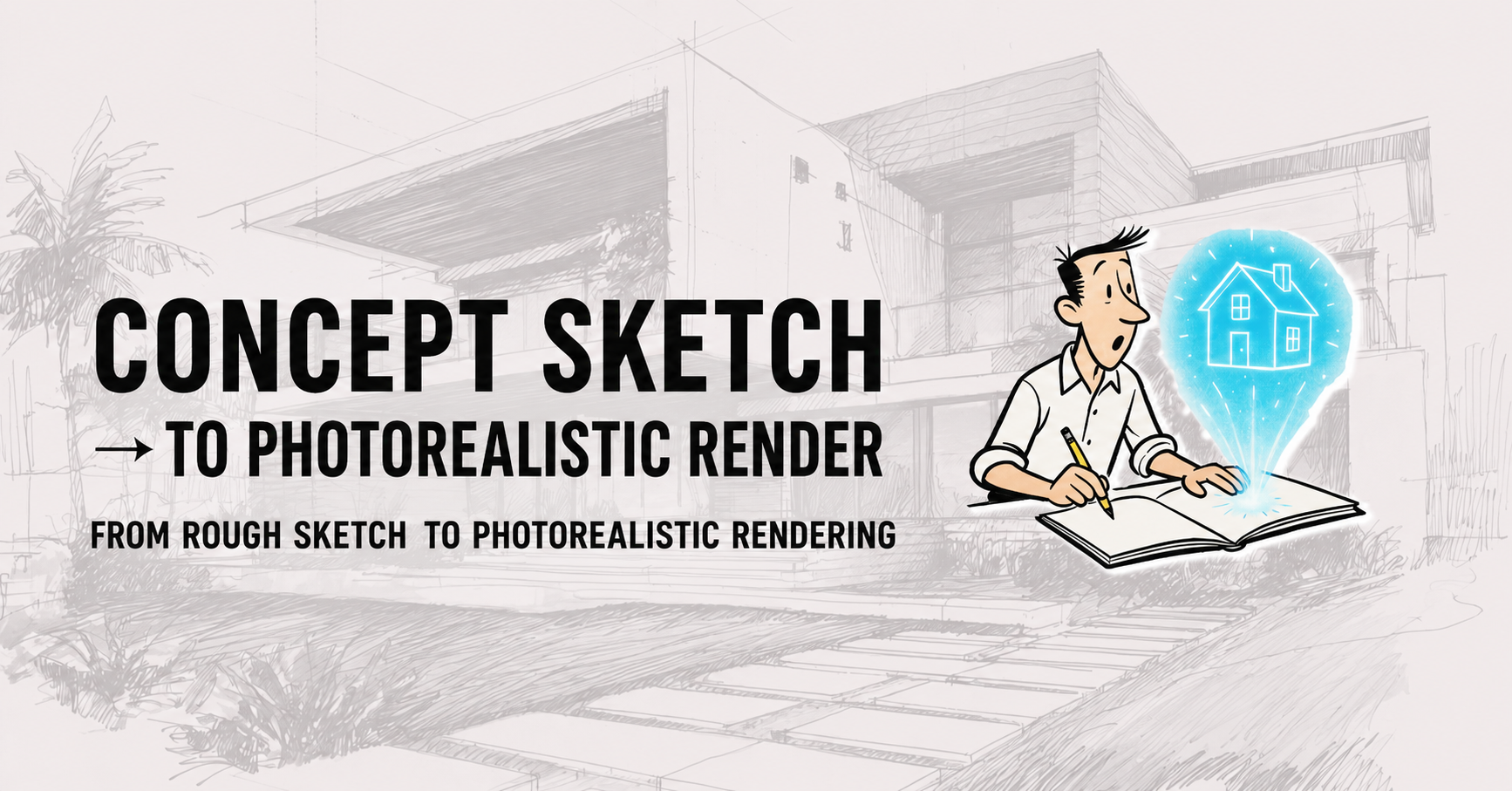 Rough Sketch to Photoreal Render section thumbnail